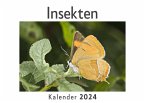 Insekten (Wandkalender 2024, Kalender DIN A4 quer, Monatskalender im Querformat mit Kalendarium, Das perfekte Geschenk)