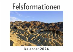 Felsformationen (Wandkalender 2024, Kalender DIN A4 quer, Monatskalender im Querformat mit Kalendarium, Das perfekte Geschenk) - Müller, Anna