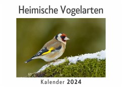 Heimische Vogelarten (Wandkalender 2024, Kalender DIN A4 quer, Monatskalender im Querformat mit Kalendarium, Das perfekte Geschenk) - Müller, Anna