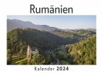 Rumänien (Wandkalender 2024, Kalender DIN A4 quer, Monatskalender im Querformat mit Kalendarium, Das perfekte Geschenk)