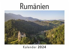 Rumänien (Wandkalender 2024, Kalender DIN A4 quer, Monatskalender im Querformat mit Kalendarium, Das perfekte Geschenk) - Müller, Anna