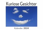 Kuriose Gesichter (Wandkalender 2024, Kalender DIN A4 quer, Monatskalender im Querformat mit Kalendarium, Das perfekte Geschenk)