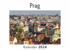 Prag (Wandkalender 2024, Kalender DIN A4 quer, Monatskalender im Querformat mit Kalendarium, Das perfekte Geschenk)