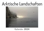 Arktische Landschaften (Wandkalender 2024, Kalender DIN A4 quer, Monatskalender im Querformat mit Kalendarium, Das perfekte Geschenk)