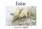 Eisbär (Wandkalender 2024, Kalender DIN A4 quer, Monatskalender im Querformat mit Kalendarium, Das perfekte Geschenk)