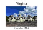 Virginia (Wandkalender 2024, Kalender DIN A4 quer, Monatskalender im Querformat mit Kalendarium, Das perfekte Geschenk)