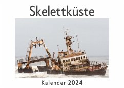 Skelettküste (Wandkalender 2024, Kalender DIN A4 quer, Monatskalender im Querformat mit Kalendarium, Das perfekte Geschenk) - Müller, Anna