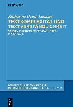 Textkomplexität und Textverständlichkeit (eBook, ePUB) - Dziuk Lameira, Katharina