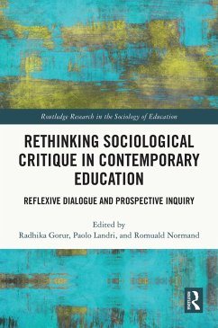 Cover Rethinking Sociological Critique in Contemporary Education (eBook, PDF)