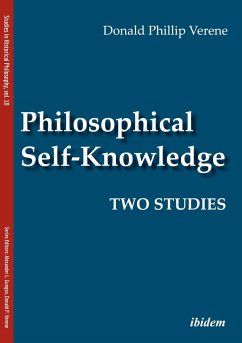 Philosophical Self-Knowledge - Verene, Donald Phillip