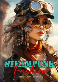 Steampunk Fashion Coloring Book for Adults - Publishing, Monsoon;Grafik, Musterstück