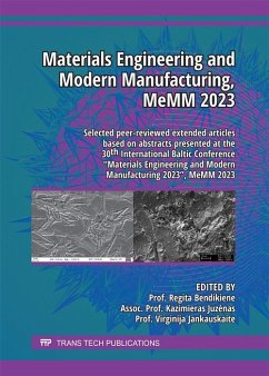 Cover Materials Engineering and Modern Manufacturing, MeMM 2023 (eBook, PDF)
