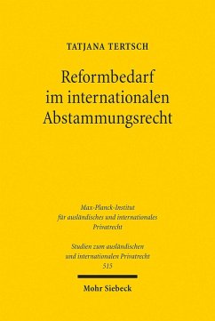 Reformbedarf im internationalen Abstammungsrecht (eBook, PDF) Cover Reformbedarf im internationalen Abstammungsrecht (eBook, PDF)