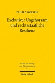 Exekutiver Ungehorsam und rechtsstaatliche Resilienz (eBook, PDF)