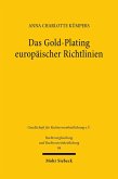 Das Gold-Plating europäischer Richtlinien (eBook, PDF)