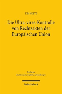 Cover Die Ultra-vires-Kontrolle von Rechtsakten der Europäischen Union (eBook, PDF)