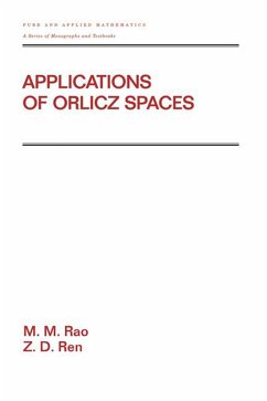 Cover Applications Of Orlicz Spaces (eBook, PDF)