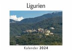 Ligurien (Wandkalender 2024, Kalender DIN A4 quer, Monatskalender im Querformat mit Kalendarium, Das perfekte Geschenk)