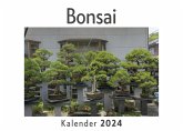 Bonsai (Wandkalender 2024, Kalender DIN A4 quer, Monatskalender im Querformat mit Kalendarium, Das perfekte Geschenk)