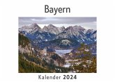 Bayern (Wandkalender 2024, Kalender DIN A4 quer, Monatskalender im Querformat mit Kalendarium, Das perfekte Geschenk)
