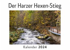 Der Harzer Hexen-Stieg (Wandkalender 2024, Kalender DIN A4 quer, Monatskalender im Querformat mit Kalendarium, Das perfekte Geschenk) - Müller, Anna