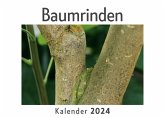 Baumrinden (Wandkalender 2024, Kalender DIN A4 quer, Monatskalender im Querformat mit Kalendarium, Das perfekte Geschenk)