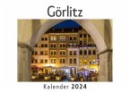 Görlitz (Wandkalender 2024, Kalender DIN A4 quer, Monatskalender im Querformat mit Kalendarium, Das perfekte Geschenk)