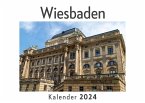 Wiesbaden (Wandkalender 2024, Kalender DIN A4 quer, Monatskalender im Querformat mit Kalendarium, Das perfekte Geschenk)