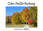 Oder-Neiße-Radweg (Wandkalender 2024, Kalender DIN A4 quer, Monatskalender im Querformat mit Kalendarium, Das perfekte Geschenk)