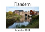 Flandern (Wandkalender 2024, Kalender DIN A4 quer, Monatskalender im Querformat mit Kalendarium, Das perfekte Geschenk)