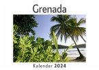 Grenada (Wandkalender 2024, Kalender DIN A4 quer, Monatskalender im Querformat mit Kalendarium, Das perfekte Geschenk)