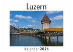 Luzern (Wandkalender 2024, Kalender DIN A4 quer, Monatskalender im Querformat mit Kalendarium, Das perfekte Geschenk)