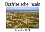 Ostfriesische Inseln (Wandkalender 2024, Kalender DIN A4 quer, Monatskalender im Querformat mit Kalendarium, Das perfekte Geschenk)