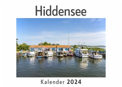 Hiddensee (Wandkalender 2024, Kalender DIN A4 quer, Monatskalender im Querformat mit Kalendarium, Das perfekte Geschenk) - Müller, Anna