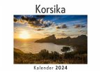 Korsika (Wandkalender 2024, Kalender DIN A4 quer, Monatskalender im Querformat mit Kalendarium, Das perfekte Geschenk)