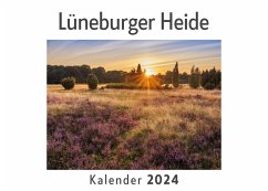 Lüneburger Heide (Wandkalender 2024, Kalender DIN A4 quer, Monatskalender im Querformat mit Kalendarium, Das perfekte Geschenk) - Müller, Anna