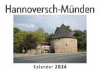 Hannoversch-Münden (Wandkalender 2024, Kalender DIN A4 quer, Monatskalender im Querformat mit Kalendarium, Das perfekte Geschenk)