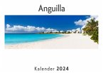 Anguilla (Wandkalender 2024, Kalender DIN A4 quer, Monatskalender im Querformat mit Kalendarium, Das perfekte Geschenk)