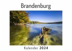 Brandenburg (Wandkalender 2024, Kalender DIN A4 quer, Monatskalender im Querformat mit Kalendarium, Das perfekte Geschenk)