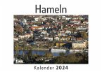 Hameln (Wandkalender 2024, Kalender DIN A4 quer, Monatskalender im Querformat mit Kalendarium, Das perfekte Geschenk)