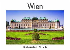 Wien (Wandkalender 2024, Kalender DIN A4 quer, Monatskalender im Querformat mit Kalendarium, Das perfekte Geschenk) - Müller, Anna