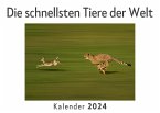 Die schnellsten Tiere der Welt (Wandkalender 2024, Kalender DIN A4 quer, Monatskalender im Querformat mit Kalendarium, Das perfekte Geschenk)