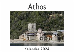 Athos (Wandkalender 2024, Kalender DIN A4 quer, Monatskalender im Querformat mit Kalendarium, Das perfekte Geschenk) - Müller, Anna Athos (Wandkalender 2024, Kalender DIN A4 quer, Monatskalender im Querformat mit Kalendarium, Das perfekte Geschenk) - Müller, Anna