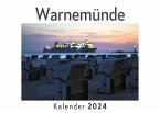 Warnemünde (Wandkalender 2024, Kalender DIN A4 quer, Monatskalender im Querformat mit Kalendarium, Das perfekte Geschenk)