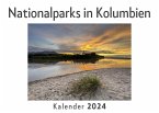 Nationalparks in Kolumbien (Wandkalender 2024, Kalender DIN A4 quer, Monatskalender im Querformat mit Kalendarium, Das perfekte Geschenk)