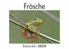 Frösche (Wandkalender 2024, Kalender DIN A4 quer, Monatskalender im Querformat mit Kalendarium, Das perfekte Geschenk) - Müller, Anna