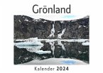 Grönland (Wandkalender 2024, Kalender DIN A4 quer, Monatskalender im Querformat mit Kalendarium, Das perfekte Geschenk)