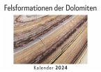 Felsformationen der Dolomiten (Wandkalender 2024, Kalender DIN A4 quer, Monatskalender im Querformat mit Kalendarium, Das perfekte Geschenk)
