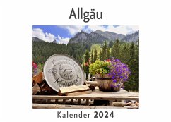Allgäu (Wandkalender 2024, Kalender DIN A4 quer, Monatskalender im Querformat mit Kalendarium, Das perfekte Geschenk) - Müller, Anna