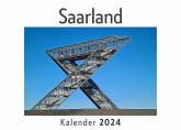 Saarland (Wandkalender 2024, Kalender DIN A4 quer, Monatskalender im Querformat mit Kalendarium, Das perfekte Geschenk)